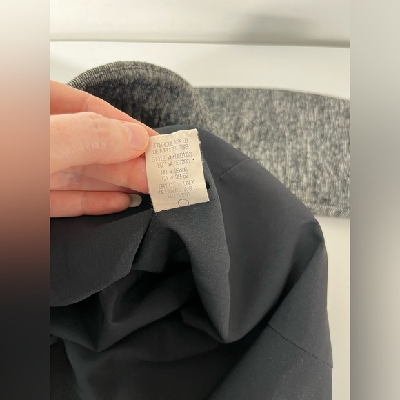 Theory Womens Size 8 Wool Cotton Blend Blazer 2 Button Melange Made in USA - Picture 9 of 11